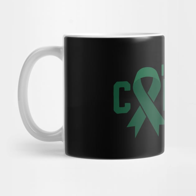 Fight With Cancer Everyday | Green Ribbon for Liver Cancer by thingsandthings